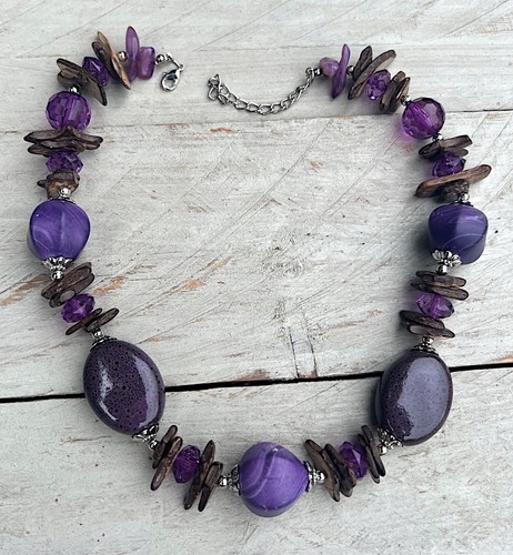 Ethno boho halskette - boho,