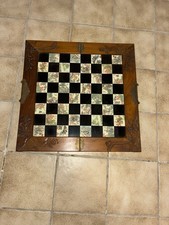 Altes Chinesisches Schach, Holzfiguren, Verzierter Holzkasten
