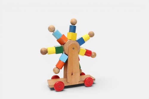 Altes holzspielzeug riesenrad - altes,