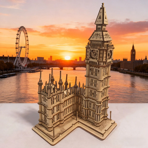 Holzpuzzle big ben - 3d,