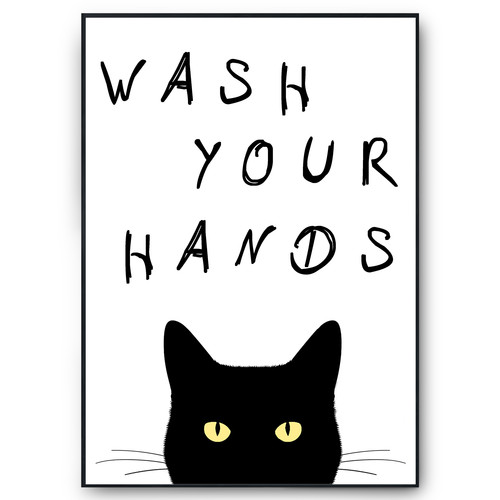 Lustiges katzen poster - lustiges,
