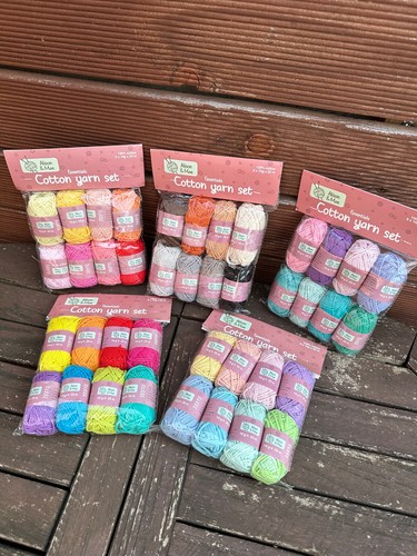 Wolle 8er set cotton garn - -,