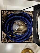 2x 3m Goldkabel High End Lautsprecherkabel Highline Series mit Rhodium Bananas