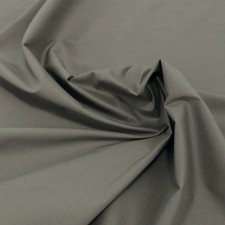 10m grauer Baumwollstoff Popeline Stoff  Kleid Kissen Vorhang Gardine Meterware