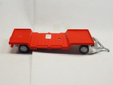 SIKU 2680 Transportanhänger Tieflader 2-Achsig/Deichsel ROT TOP