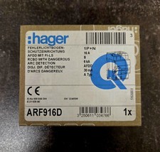 Hager Fehlerlichtbogen-Schutz ARF916D Leitungsschutzschalter, OVP
