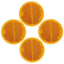 4 x Reflektor Orange rund Ø55