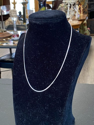 Halskette kette aus weissgold - aus,