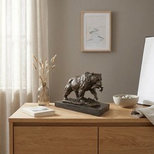 Bronze Bär Skulptur mit