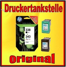 Mutipack HP 343 338 C8765E C8766E Photosmart Pro B8350 Deskjet 5740 PSC 1510 TOP