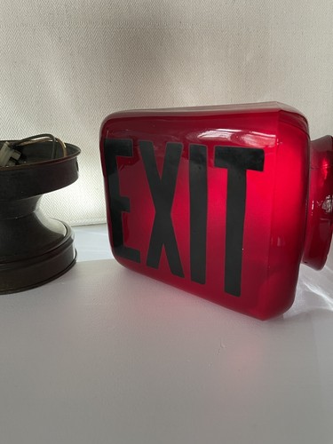 Kino theaterlampe exit - -,