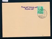 1261) Parolen-Stempel Krumpa über Merseburg 1958