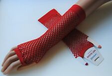 NETZHANDSCHUHE - STULPEN - ROT