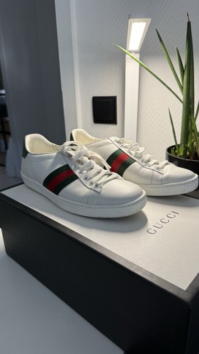 Gucci ace sneaker weis rot - gucci,