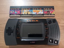 Atari Lynx 2 Konsole mit 4 Spielen, voll funktionsfähig