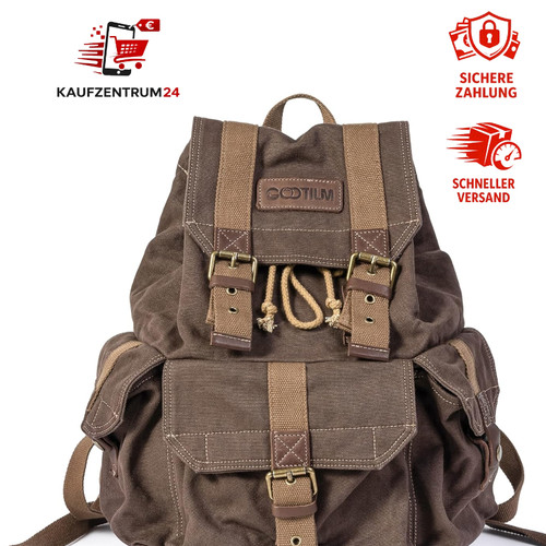 Rucksack segeltuch vintage - segeltuch,