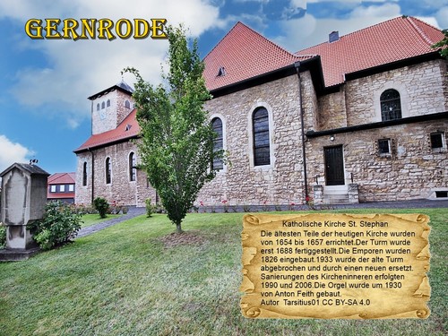 Gernrode kath kirche - gernrode, kath.kirche