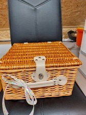 Picknickkorb Weidenkorb für 2 Personen,  unbenutzt