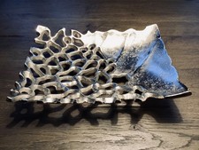 Schale Aluminium silberfarbig 27x21cm !! INKLUSIVE VERSAND !!