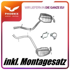 für Mercedes W211 E200 E240 E320 E500 Auspuff Endschalldämpfer Links + Rechts