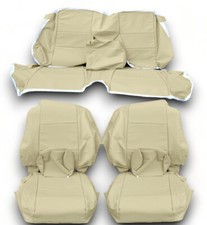 Sitzbezüge Bezüge  für BMW 3er-Reihe E46 Cabrio hellbeige