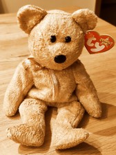Ty Beanie Babies Cashew Teddy Sammlungsauflösung gut erhalten wie Neu