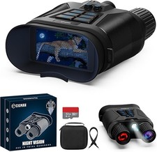 Nachtsichtgerät, CIGMAN 400M 3" HD-Display Infrarot-Fernglas Nachtsicht, 5000mAh