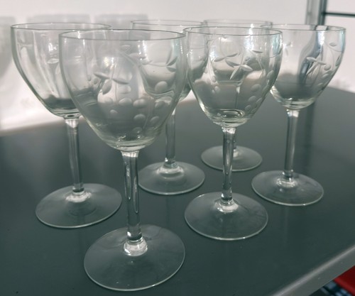 6er set weingläser - weingläser, aus
