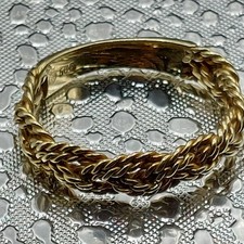 Alter Goldring in Kordeldisign