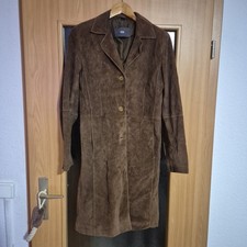 Damen Echt Ledermantel Braun