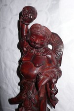  Glücksbuddha,Holz ,handgearbeitet.China