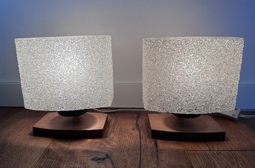 Paar vintage nachttischlampen - vintage,