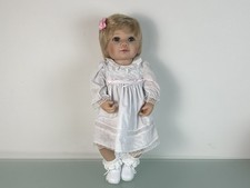 Künstlerpuppe Doris Stannat Vinyl Puppe 52 cm. Top Zustand