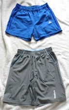 Adidas Shorts Climalite 176 blau + Reebok kurze Hose Sporthose grau 164 Top