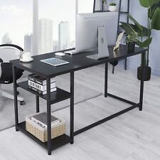HOMFA Computertisch Schreibtisch Arbeitstisch Bürotisch 120x60cm Tisch Schwarz