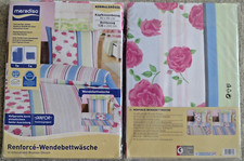 Bettbezug Wendebettwäsche Bettgarnitur - Renforcé - Baumwolle 135x200 - neu OVP
