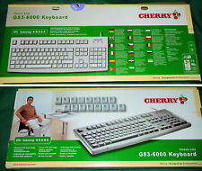 Tastatur CHERRY G83-6000 RS6000M PS/2 Keyboard NTK Technology Classic Vintage BW