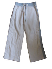 Damen Bermuda Jogging Capri Freizeit Hose blau weiß Identic Größe S