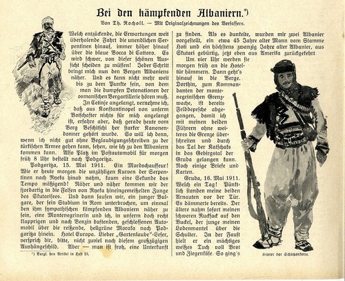 Bei den kämpfenden - , albaniern