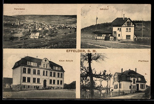Ansichtskarte effelder - ansichtskarte,