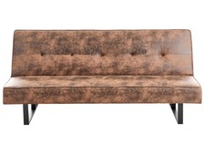 3-Sitzer Schlafsofa Kunstleder