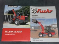 FUCHS Hofschlepper, SCHÄFFER Teleradlader Prospekte ( 25280 )