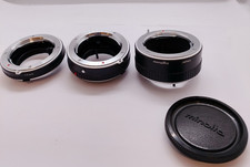 Minolta Zwischenringe Extension Tubes 14mm/21mm/28mm neuwertig (B92)