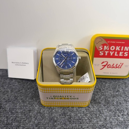Fossil fs6134 blue dial - fossil,