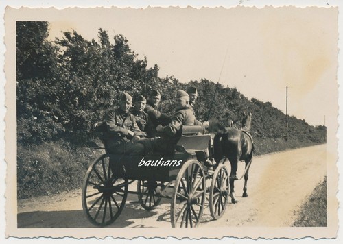 Foto wehrmacht pferdegespann - foto,