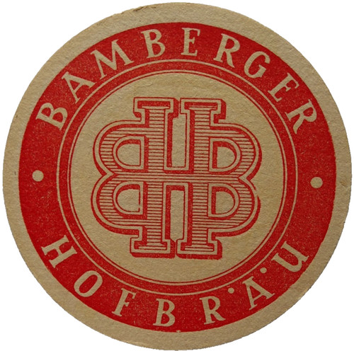 Alter bierdeckel bamberger - bierdeckel,