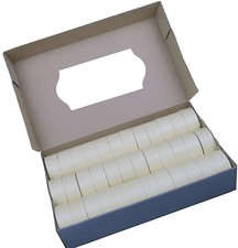 Etiketten 26x12mm weiß für Preis Auszeichner Etikettierer - 4 Rollen