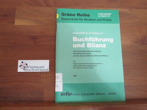 Buchführung und bilanz - buchführung,