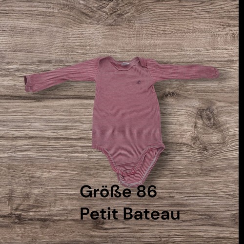 Langarmbody weiß rot - langarmbody, weiß-rot