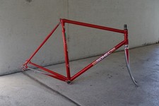 VGC 1980's Somec Columbus AIR SL Frame Set Candy Red 53/54,5 Campagnolo